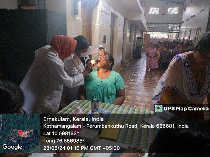 DENTAL CHECKUP CAMP AT SNEHASADHAN SD CONVENT KUTTAMPUZHA