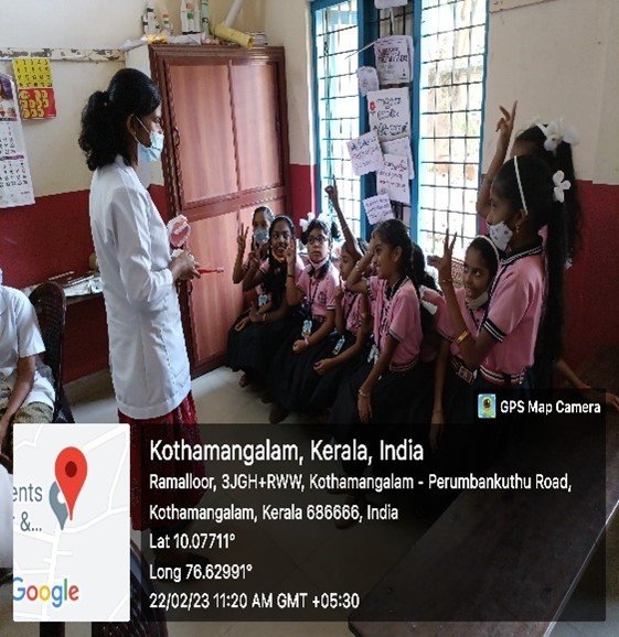 SCREENING CAMP AT SACRED HEART PUBLIC SCHOOL , RAMALOOR