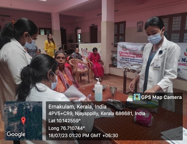 SCREENING CAMP AT ST MARYS ORPHANAGE NJAYAPPILLY