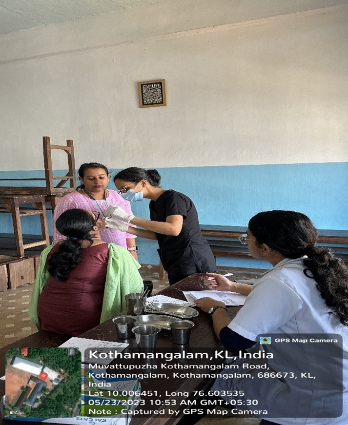 ORAL SCREENING CAMP AT FATHER JOSPEH MEMORIAL HSS PUTHUPPADY