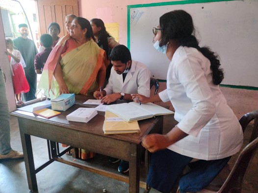 SCREENING CAMP AT SACRED HEART L. P SCHOOL, RAMALOOR