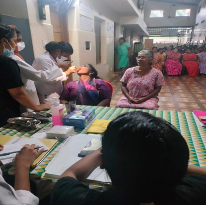 SCREENING CAMP AT SNEHASADHAN KEERAMPARA