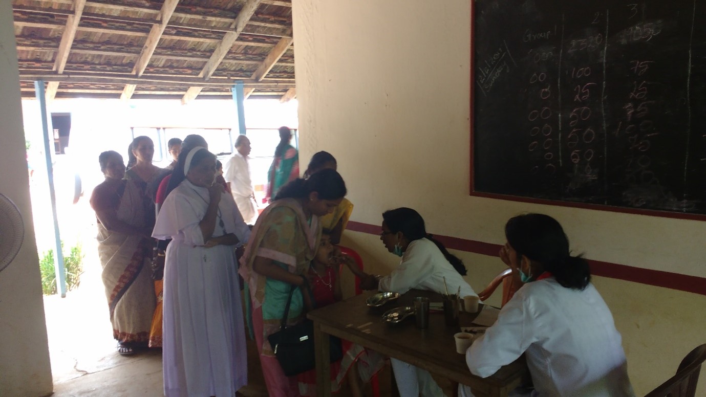 SCREENING CAMP AT KADAVOOR( LOVE HOME) , POTHANIKKADU