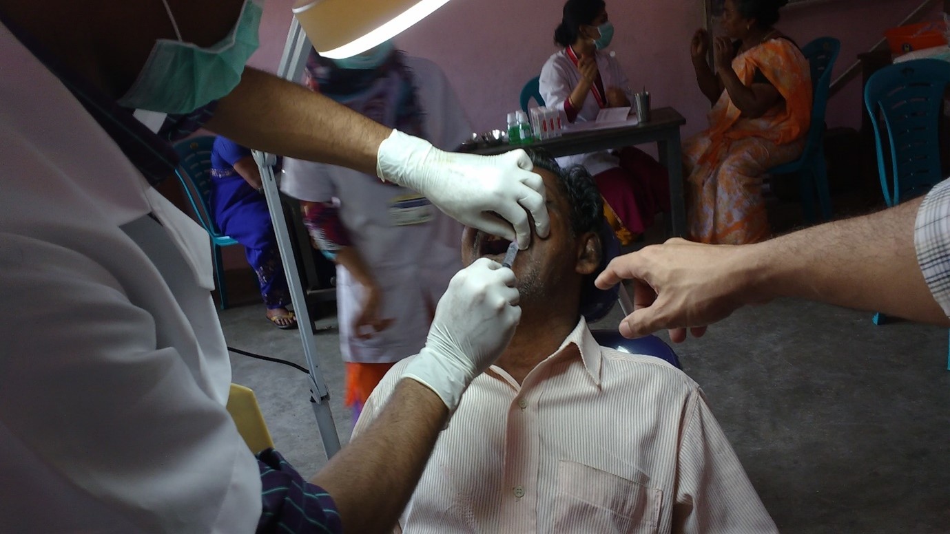 TREATMENT CAMP AT ST. STEPHENS GIRLS HIGH SCHOOL, KEERAMPARA